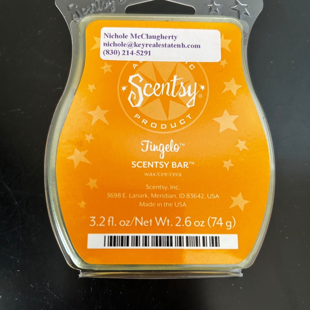 Scentsy Tingelo Wax Bar. NWT
